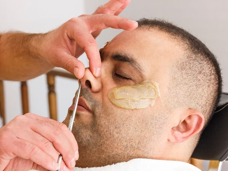 Depilação de nariz